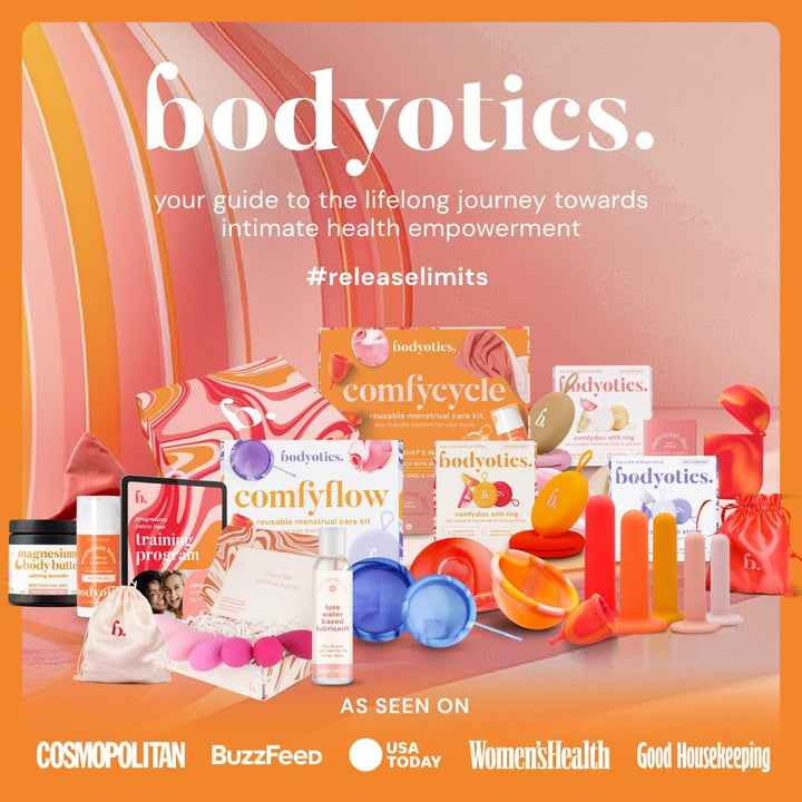 Reusable Menstrual Disc, Wear up to 12-Hours, Sustainable Period Disc Alternative to Menstrual Cups, Tampons and Pads for Light or Heavy Flows, Leak Proof - Small & Large Sizes