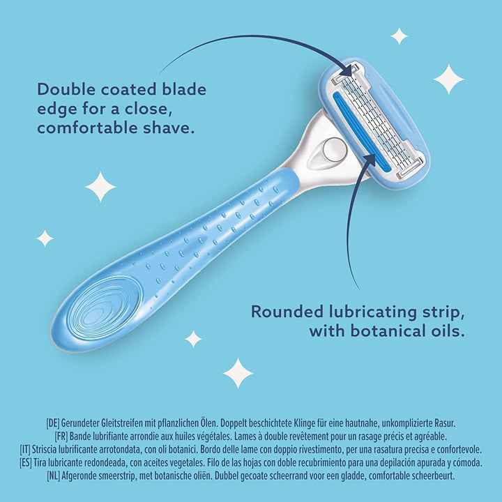 Women'S 5 Blade Razor + 3 Refills