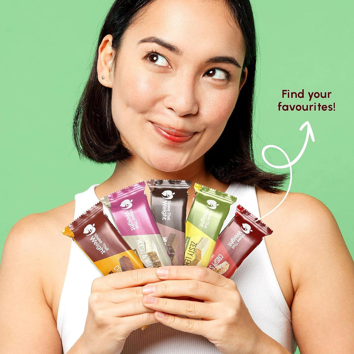 Muesli & White Choc Meal Bars - 10 Meals, 15G Protein, Gluten-Free, Low Calorie Meal Replacement Bars for Weight Loss, High Fibre, Vegetarian