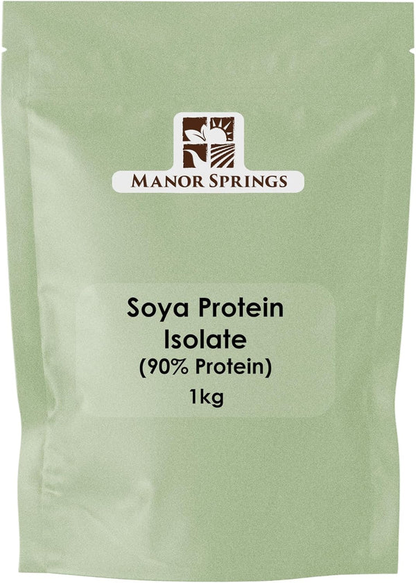 SOYA Protein Isolate (90% Protein) 1Kg by , Unflavoured, Vegan Protein Shake