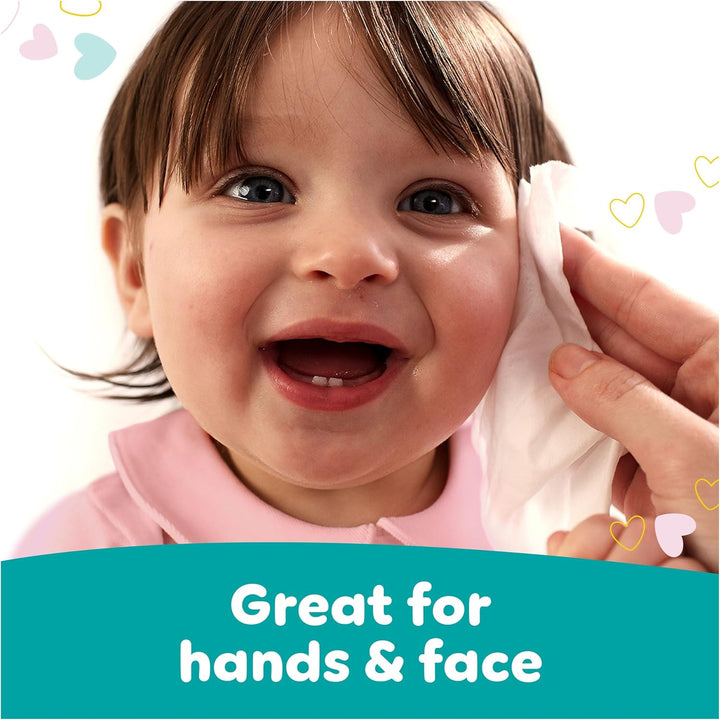 Sensitive Baby Wipes 15 Packs of 80 = 1200 Baby Wet Wipes, Unscented, for a Soft and Gentle Clean