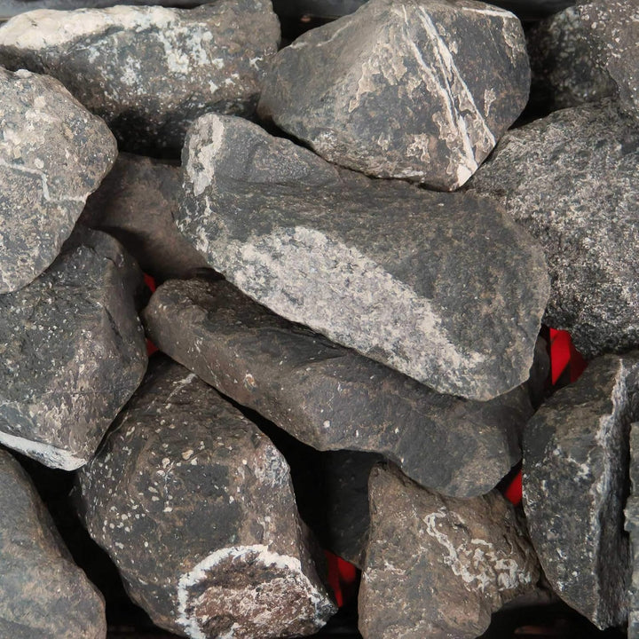 German Diabas Sauna Stones 10 Kg 5-8 Cm, 5-11 Cm or 8-12 Cm, High-Quality Infusion Stones for the Sauna Stove Pre-Washed