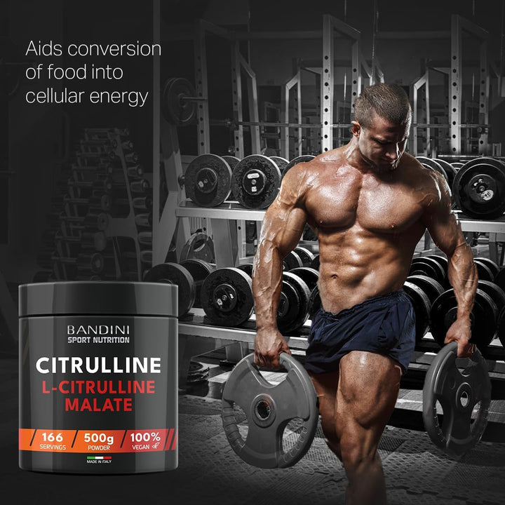 ® Citrulline Malate 2:1 500G Powder | 3G Daily Dose - 166 Servings | L-Citrulline Malate Nitric Oxide Enhancer | Pre-Workout Supplement for Athletes | Unflavoured Essential Amino Acid | Vegan