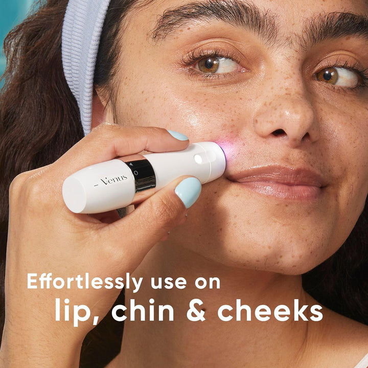 Venus for Facial Hair & Skin Care, Face Trimmer for Women, Mini Facial Hair Remover, Compact and Portable Electric Shaver for Women