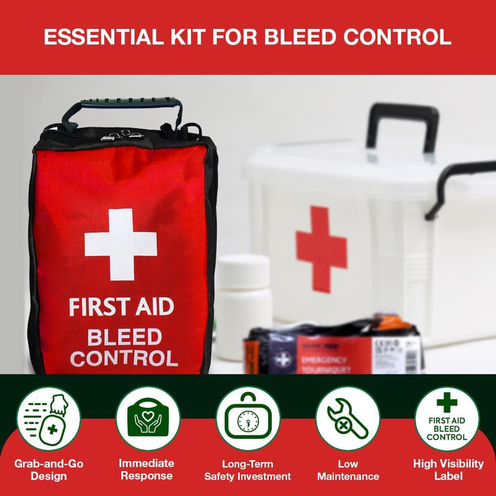 Basic Bleed Control Kit with Tourniquet - Soft Case