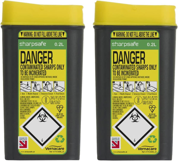 200Ml Compact Travel Bin, Pack of 2