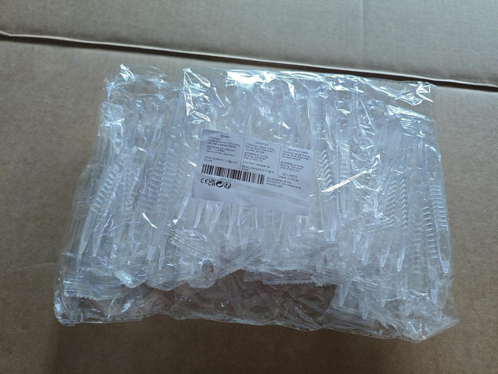 Tick Tweezers, 50 Pcs Plastic Tweezers,First Aid Plastic Tweezers 12.3Cm, Tweezers First Aid,Ideal for Health & Beauty First Aid Medical DIY Arts & Crafts