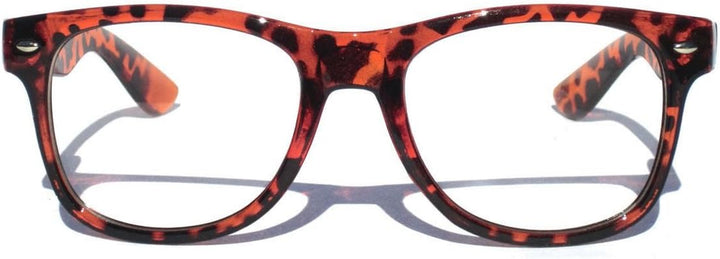 Retro Style round and Square Frame Clear Lens Glasses