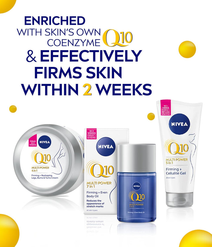 Q10 Firming + Good-Bye Cellulite Gel Cream, 200Ml, anti Cellulite Cream with Lotus Extract and Co-Enzyme Q10, Noticeable Results in 3 Weeks