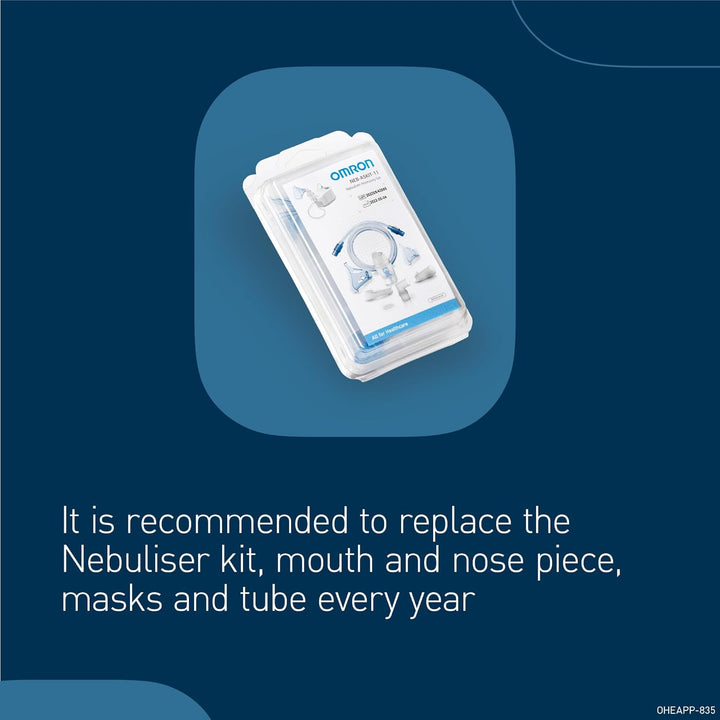 C102 Total 2-In-1 Nebuliser with Nasal Shower - Comprehensive Respiratory Treatment Device for Both Adults and Children, Effective for Managing Respiratory Conditions
