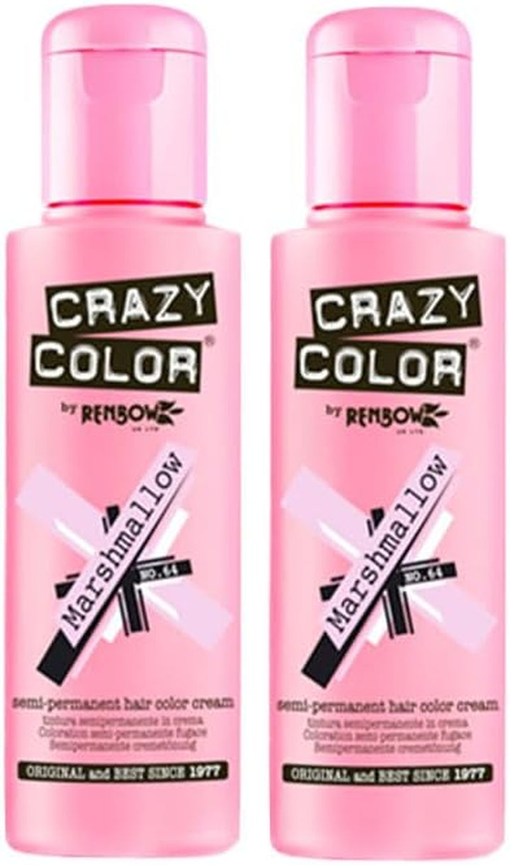 2X  Semi-Permanent Hair Dye 2X 100Ml (Fire Red)