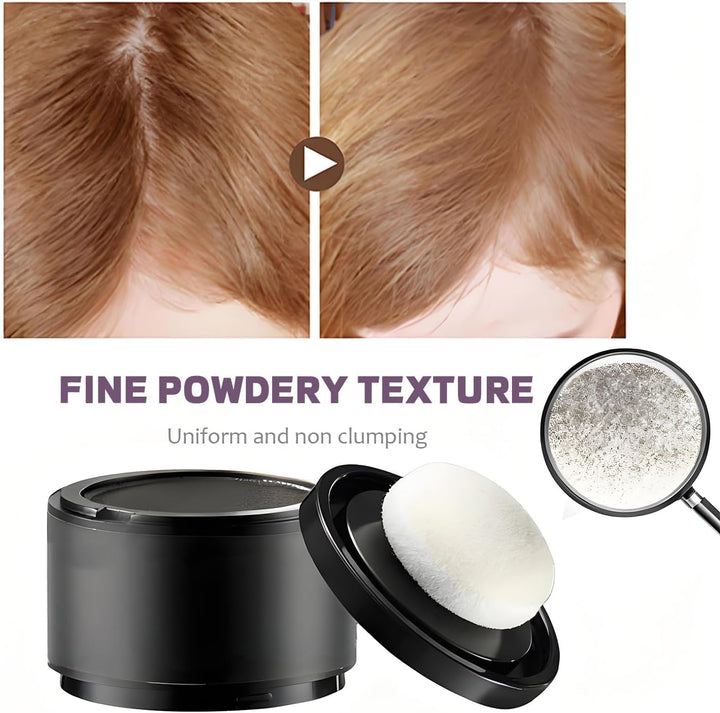 Hair Thickener, Scalp and Hair Concealer Powder, Waterproof, Easy to Apply and Color, Suitable for Both Men and Women (White)