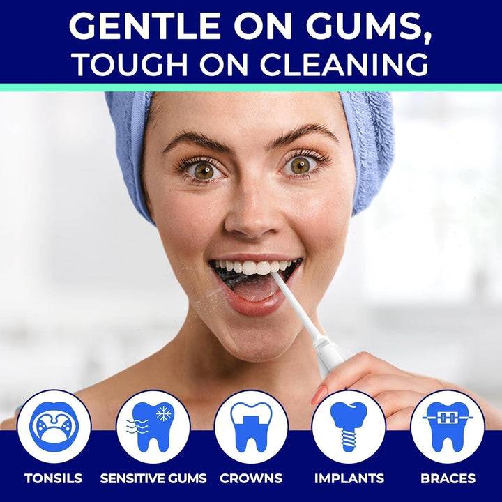 Manual Water Flosser | Tonsil Stone Irrigator | Soft Floss Remover | Mini Tonsil Cleaner | Travel, Teeth Cleaning Space | Orali