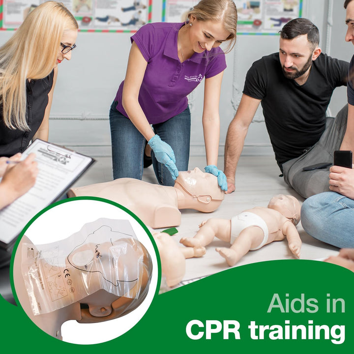 Group Hypaguard Training Manikin Resuscitation Face Shields on a Roll