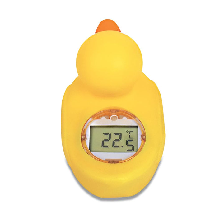 Medikids Duck Bath Thermometer - Waterproof, Color-Coded Display, Quick-Read, Energy Saving, Auto Off, Educational Temperature Toy, Child-Safe, Ideal for Babies & Toddlers