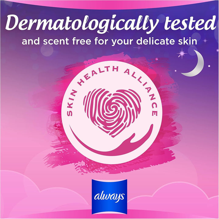 Sensitive Ultra Night Sanitary Towels with Wings, Size 3, 100 Towels (10 X 10 Packs), Saving Box, Odour Neutraliser, Super Absorbent Core, Packaging May Vary