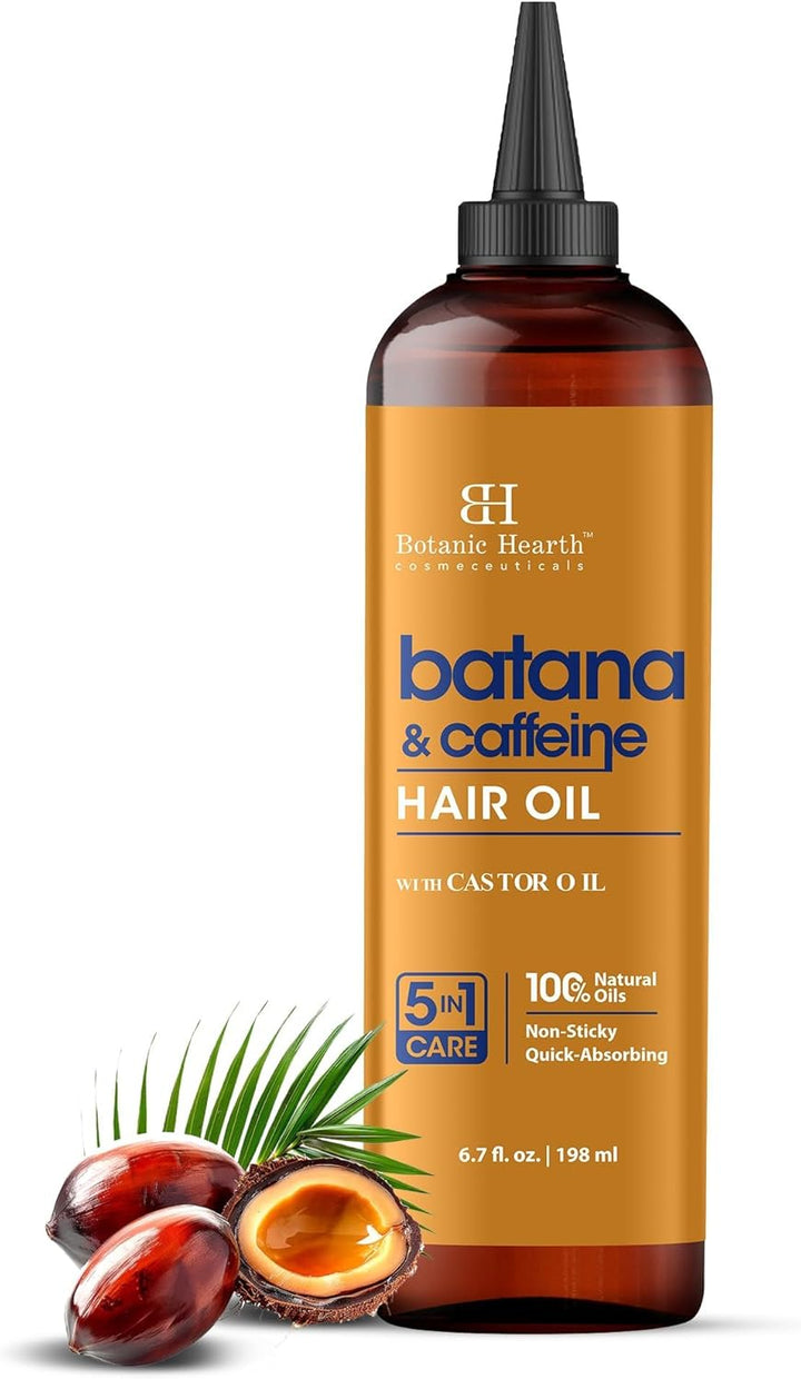 100% Pure Rosemary Oil for Hair Growth Infused with Biotin | Hair Strenghtening Treatment | Nourishing & Volumizing | with Jojoba Oil & Castor Oil | Non GMO Verified | 6.7 Fl Oz