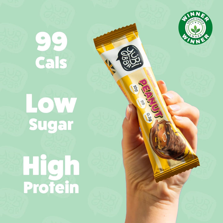 Yubi Variety Box 12 Pack - Protein Bars - 99 Calories, High Protein, High Fibre, Low Sugar, Gluten Free and Dairy Free - Healthy Snacks/Nutrition Bar - Chocolate Bars - 420G