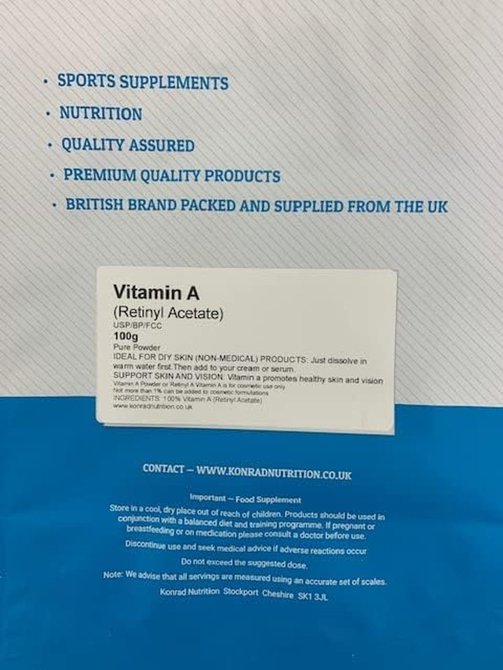 Vitamin a (Retinyl Acetate) (100G) Retinol