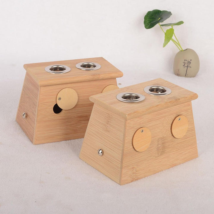 Moxibustion Stick Box – Nursing Tool, Household Moxa Burner, Holder, Premium Traditional Device, Portable Container | Heavy Duty for Home Wellness Relaxation Health Care