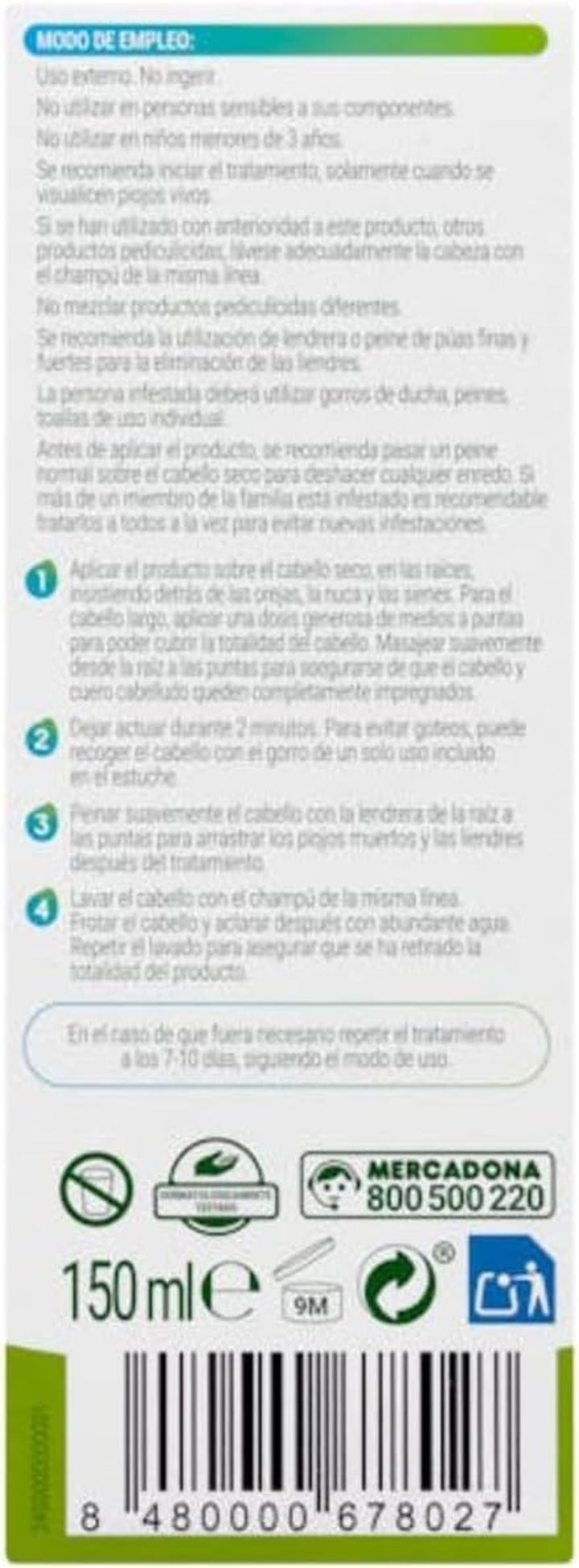 2 Pack Kids Lice and Nit Removal Lotion + Hat & Nit Comb