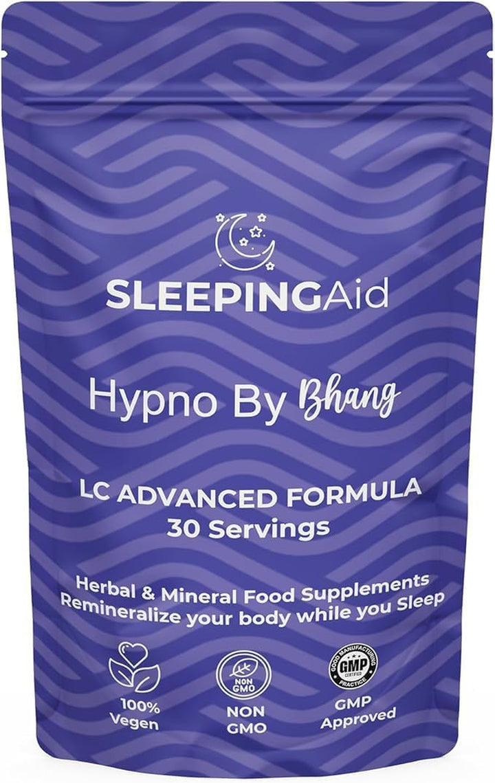 Hypno by  Sleeping Tablets - Herbal Sleep Aid Supplement for Deep, Restful Sleep - Supports 30 Nights of Restful Sleep for Adults - Natural Sleep Support for Better Sleep Quality 30 Servings