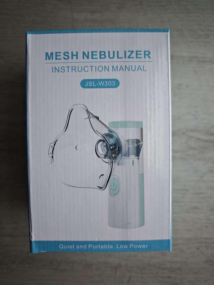 Nebuliser Machine for Adults, Rechargeable Portable Nebuliser for Adults & Kids, Silent Nebuliser for Kids with 2 Masks and Mouthpiece, Handled Nebulizer for Home (Green)