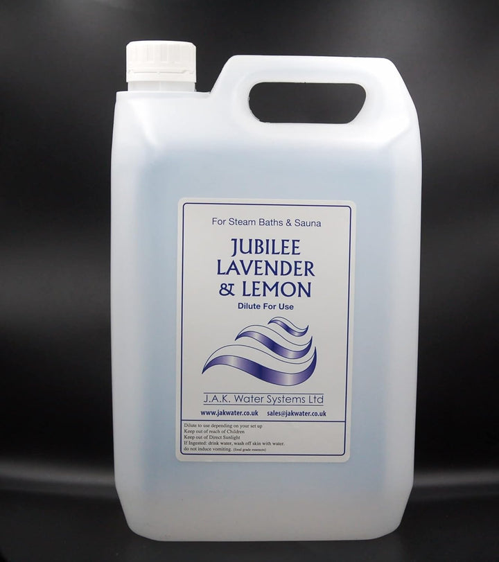 Spa Fragrance, Sauna and Steam Room Milk, Essential Oils 5 Litres (Lavender and Lemon)