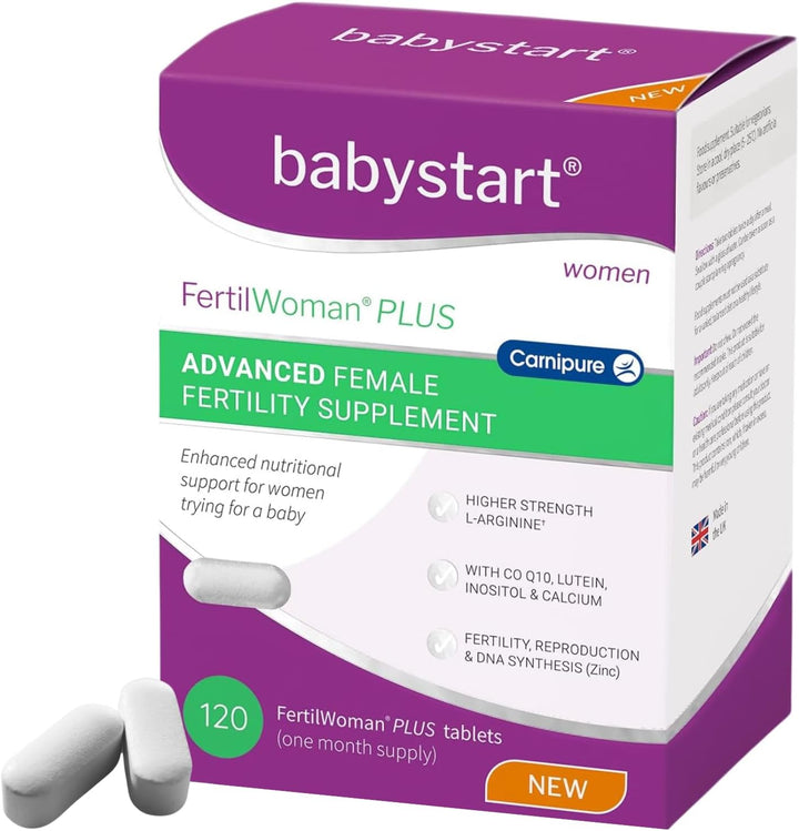 Fertility Supplements for Women - Fertilcare 30 Tablets, 1 Month Supply, Prenatal Vitamins and Minerals Including Folic Acid, Vitamins B, C, D, E for Conception and Nutritional Support