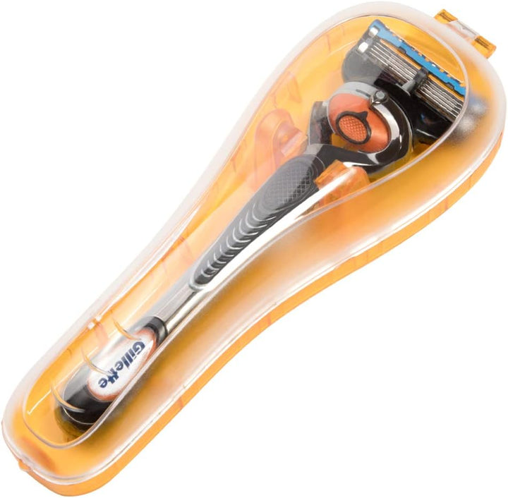 Manual Razor Travel Case Portable Plastic Manual Razor Trimmer Protector Gray