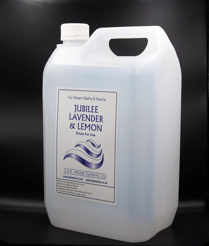 Spa Fragrance, Sauna and Steam Room Milk, Essential Oils 5 Litres (Lavender and Lemon)