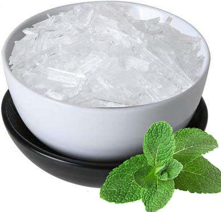 Menthol Crystals - 100 Gr - Cooling and Freshening Effect, Used as Ingredient in Cosmetic Formulation, Sauna Accessories, Sauna Infusion, 100% Natural Mint Oil