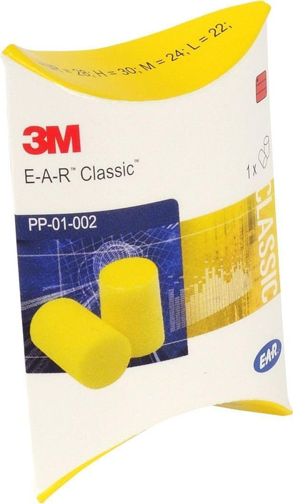 Ear Plugs - 28 Db, Moisture Resistant - 25 Pairs in Yellow PP01200 by