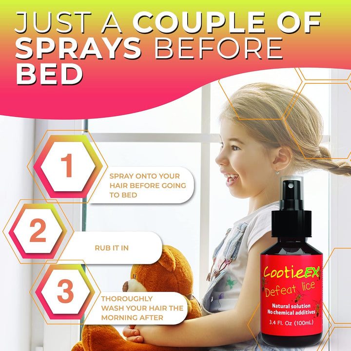 Head Lice Treatments with Lavender Oil for Hair - Natural Nit Treatment - Prevent Head Lice Infestations: anti Nits Head Lice Treatment - Alternative to Nit Shampoo & Head Lice Shampoo, 100Ml