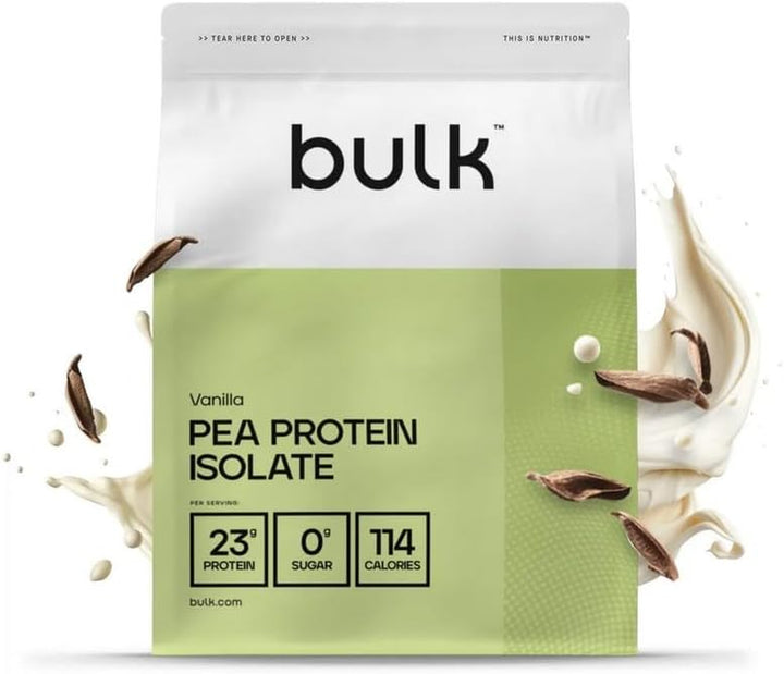 Pea Protein Isolate Powder, Vegan Protein Shake, Vanilla, 500G
