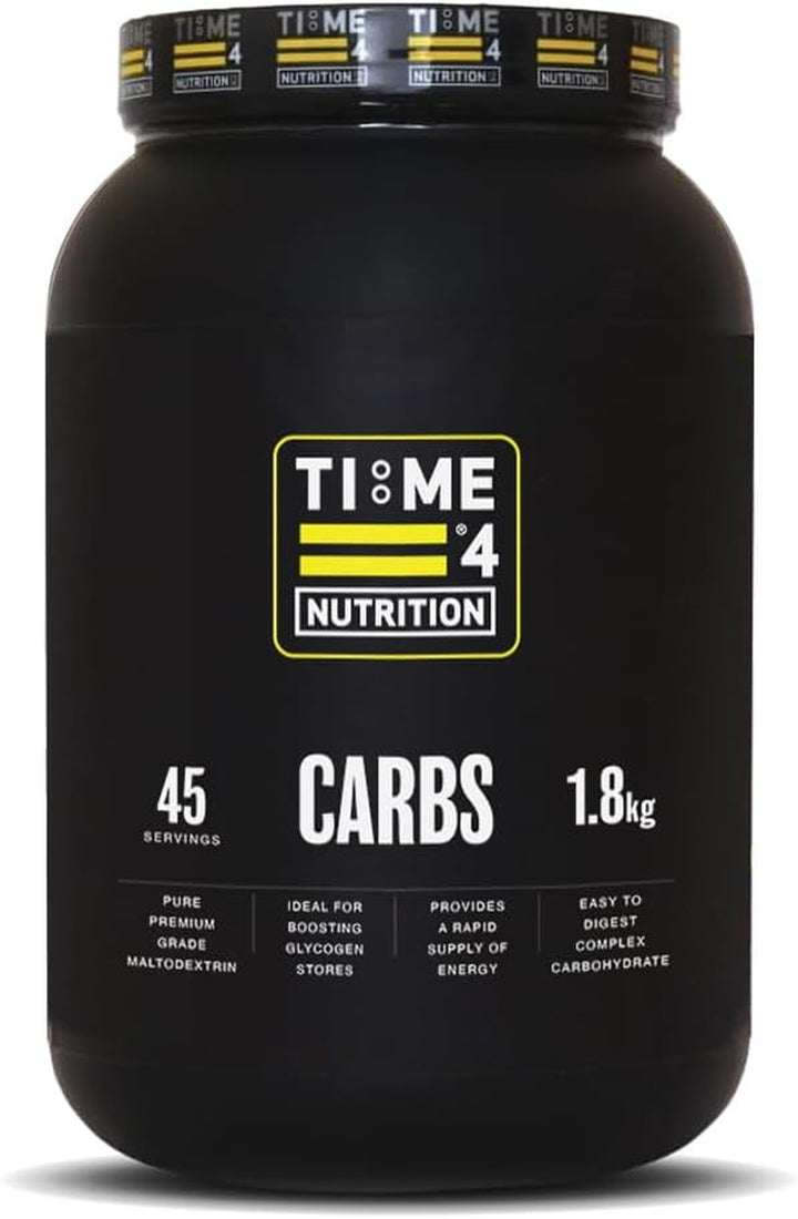 Time 4 Carbs 1.8Kg Carb Powder – 100% Pure Unflavoured Premium Grade Maltodextrin Powder – High Calorie Weight Gain Powder – Vegan Carbohydrate Powder – Carbohydrate Supplement