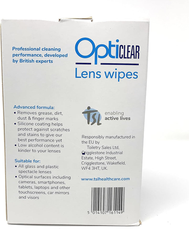 Lens Wipes - Cleaning Wipes for Eyeglasses, Smartphones, Tablets, Laptops, TV, Cameras, Screens & Optical Devices - Smear-Free, Quick Drying, Anti-Fog, Safe for Coatings - 200 Count