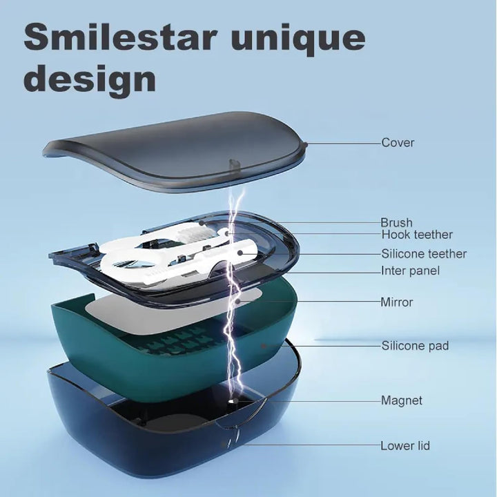 Retainer Brite Cleaning Tablets 96 Pack – Retainer Cleaner & Denture Cleaning Tablets with Retainer Box & Brushes – Aligner & Invisalign Cleaner for Teeth Retainers, Mouth Guard & Oral Hygiene