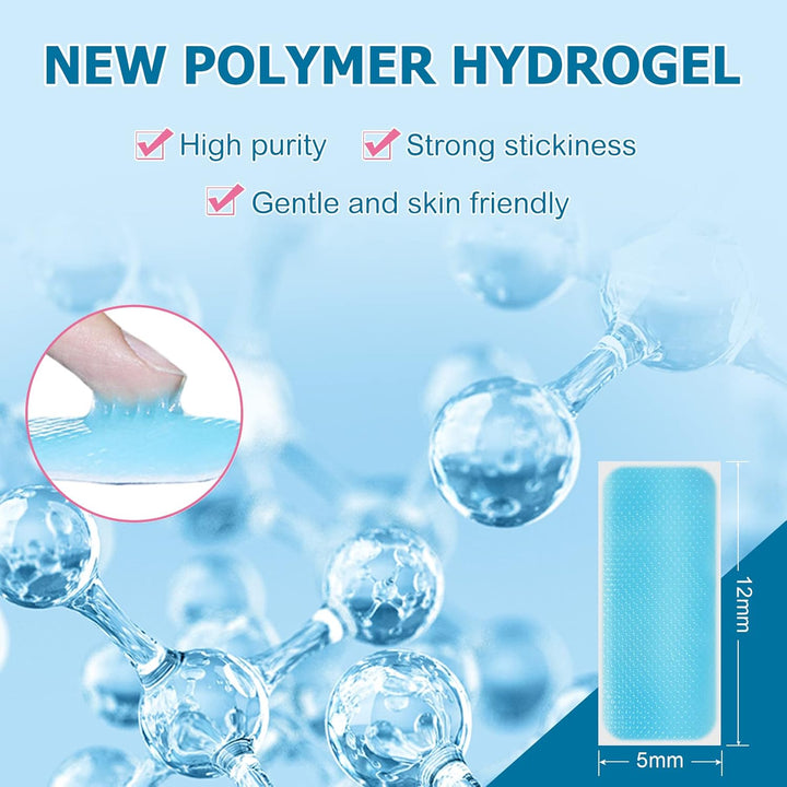 20Pcs Fever Cooling Gel Patches for Kids & Adults, Relief Cooling Sheets for Headaches, Overheating, Heat Stroke, Long-Lasting, Safe & Drug-Free, Easy to Apply