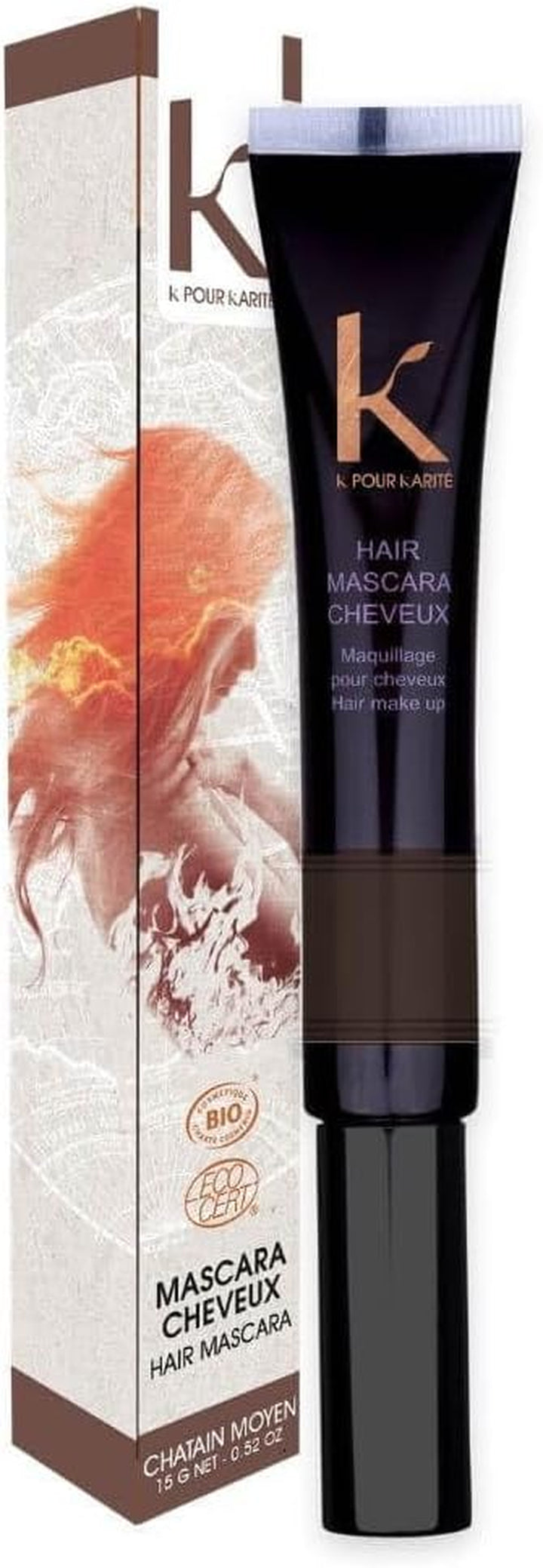 MASCARA for HAIR CHATAIN MOYEN N 4 - Cover of the White Hair