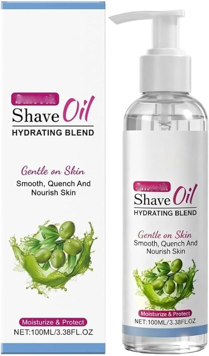Smooth Shave Oil for Women, Pre-Shave & Shaving Oil Treatment, Gentle Hydrate Skin & Reduce Irritation, Ultra Lightweight Formula for Face, Body & Legs