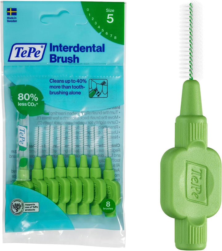 Interdental Brush, Original, Blue, 0.6Mm/Iso 3, 20Pcs, Plaque Removal, Efficient Clean between the Teeth, Tooth Floss, for Small Gaps