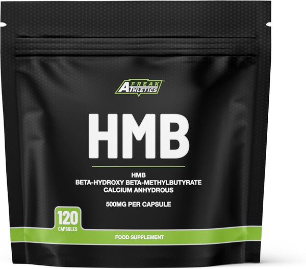HMB Supplement - 1000Mg Serving HMB 500Mg Capsules, Metabolite of Leucine for Muscle Growth & Repair - 120 Capsules 60 Servings