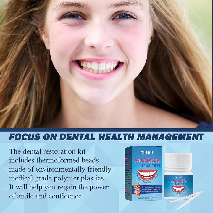 Temporary Tooth Filling,Repair Beads Tooth Repair Kit,Moldable False Teeth,Tooth Filling Repair Kit,Filling Kit for Teeth,Diy Tooth Repair Granules,Dental Repair Kit Filling,Broken Tooth Repair