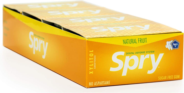 Fresh Natural Xylitol Chewing Gum Dental Defense System - Aspartame-Free, Sugar-Free, Non-Gmo, Gluten-Free (Spearmint, 100 Count - Pack of 1)