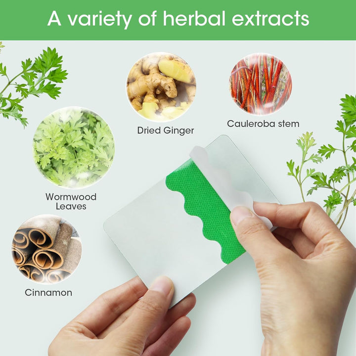 24Pcs Pain Relief Patches  Heat Patches for Pain Relief Fast-Acting Patches Long Lasting Relief of Pains for Back, Neck, Shoulder Knee Pain Relief Patch