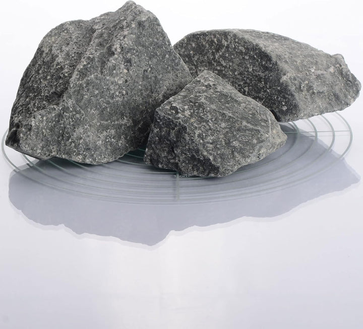 German Diabas Sauna Stones 10 Kg 5-8 Cm, 5-11 Cm or 8-12 Cm, High-Quality Infusion Stones for the Sauna Stove Pre-Washed