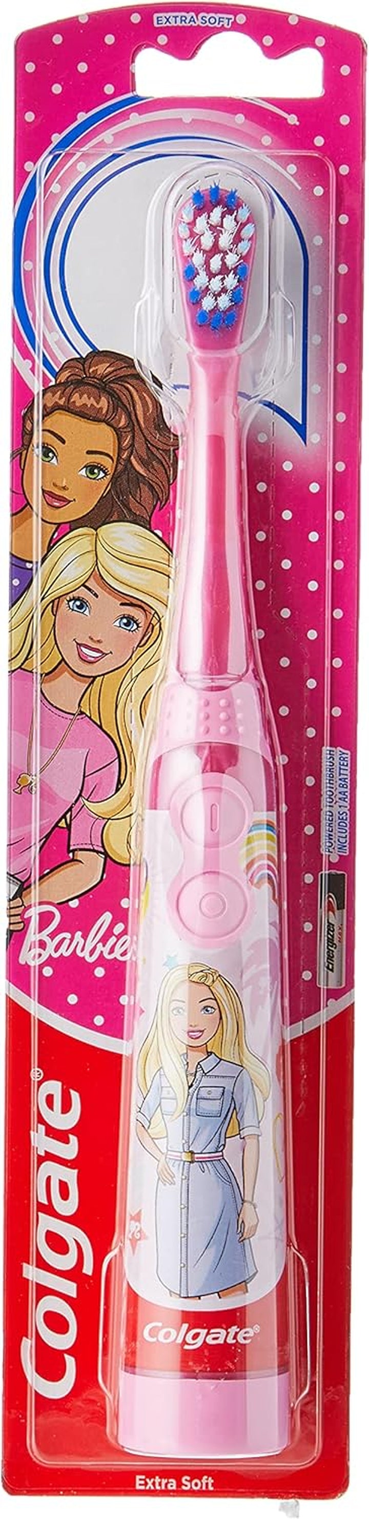 Kids 3+ Barbie Extra Soft Battery Toothbrush, Style May Vary