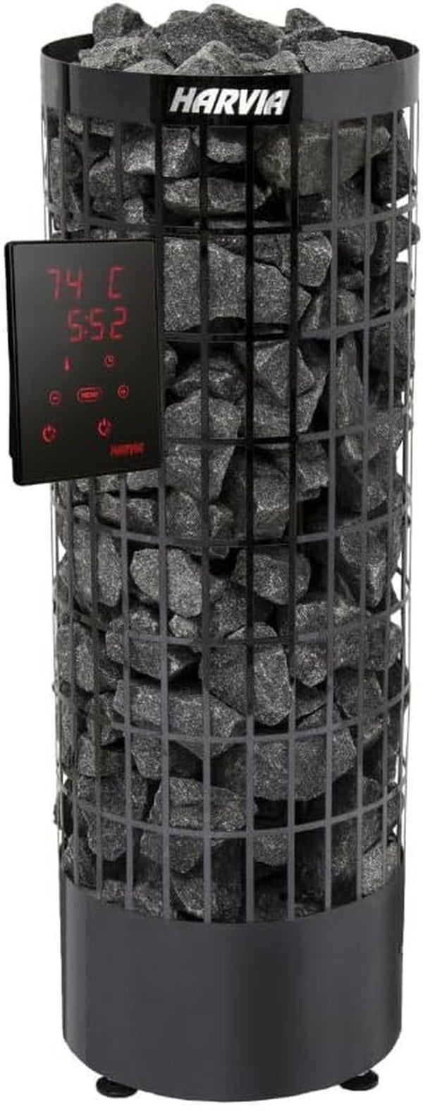 Cilindro Sauna Heater 9Kw - PC90XE - Black Steel