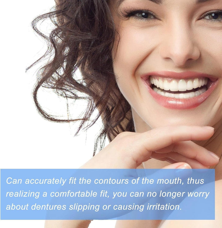 Temporary Tooth Filling Repair Kit for Broken, Chipped, or Missing Teeth - Replace with False Teeth and Filler